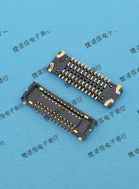 AXG7240J7 0.35mm间距 26（24 + 2 电源）针脚数 母座