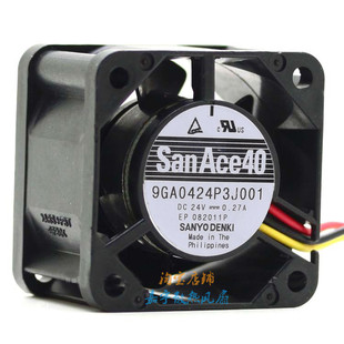 24V 9GA0424P3J001 4cm直流散热风扇 4028 三洋Sanyo