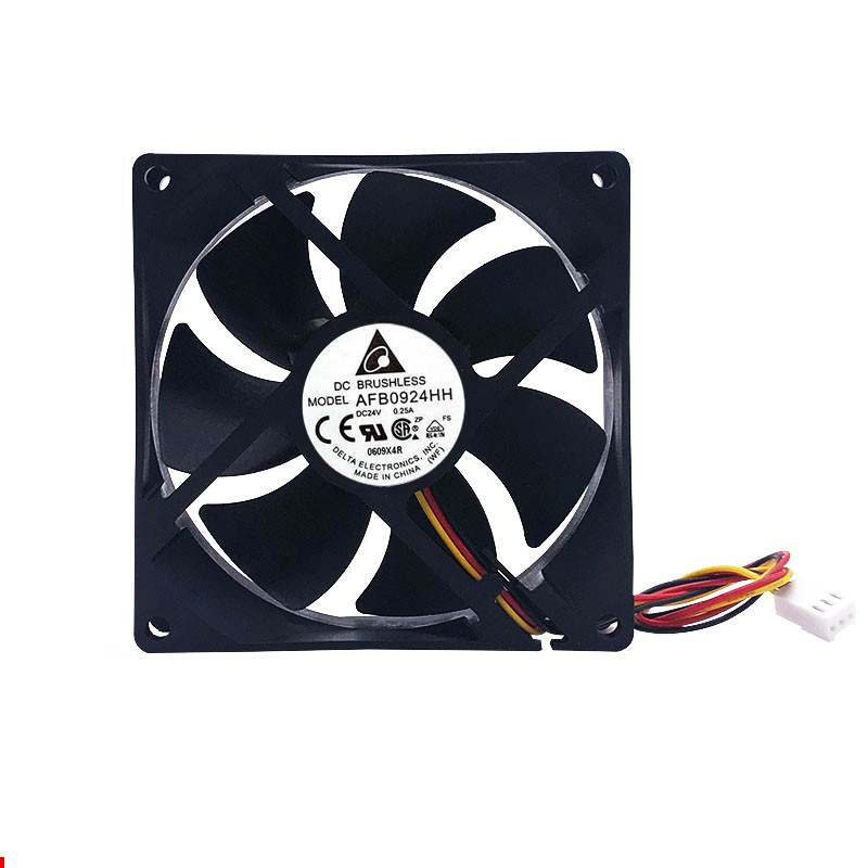 AFB0924HH 全新原装台达 9225风扇 24V 0.25A 变频器机箱散热风机