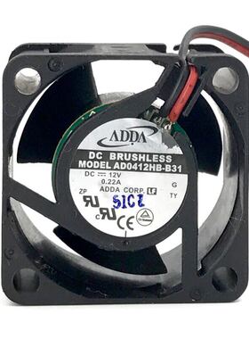 ADDA AD0412HB-B31 4CM 12V 0.22A 4028 1U机箱 交换机 静音风扇