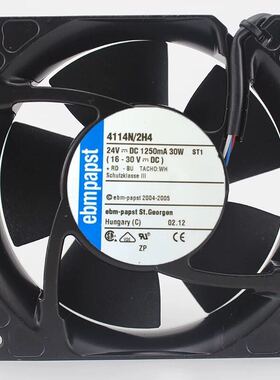 4114NH4 全新原装ebmpapst风机1238 24V 30W 铝框变频器散热风扇