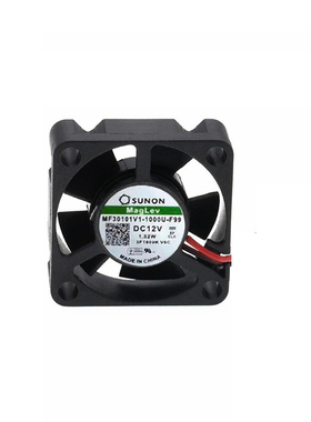SUNON MF30101V1-000U-F99 3010 12V 1.02W 3CMj微型静音散热风扇