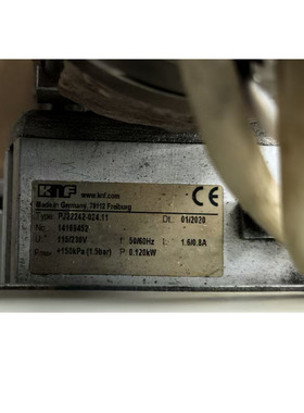 KNF 采样泵 LGYF高温泵  泵膜 PJ222242-02411 高温泵膜