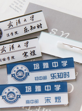 可爱过敏原小说周边宋煜乐知时名札徽章亚克力胸针学生礼物姓名牌