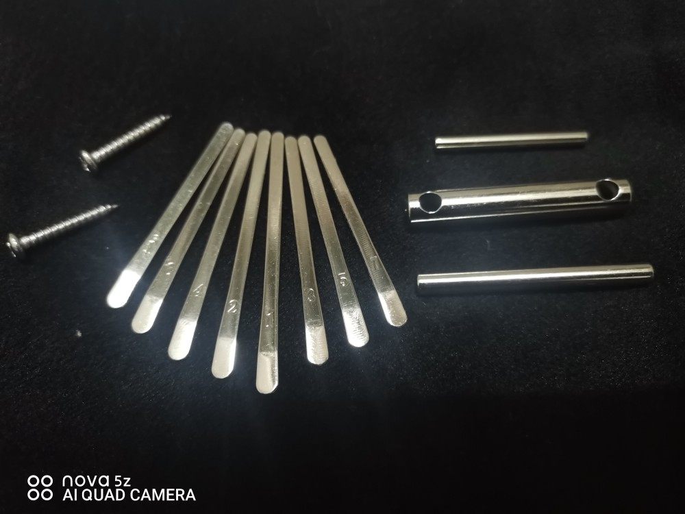 拇指琴小8音琴键儿童礼品卡林巴dly实木水晶款散件益智手创小玩具