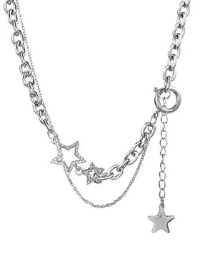 星星项链女ins嘻哈辣妹配饰小众设计感锁骨链新款潮冷淡风