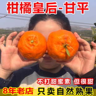 四川甘平柑橘皇后耙耙柑升级版柑橘水果橘子四川农家自种薄皮甜
