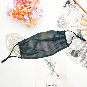 防晒口罩【流舞翩翩】透气香云纱桑蚕丝面罩防尘防风沙真丝面纱
