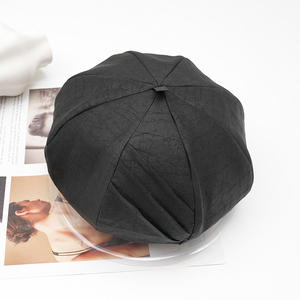 香云纱【南瓜帽】真丝桑蚕丝帽子可折叠四季防晒单帽