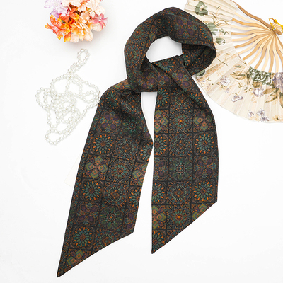 双层桑蚕丝尖角防晒丝巾