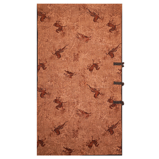 单层盘扣长巾【万马奔腾】50*180香云纱桑蚕丝丝巾气质高级感围巾