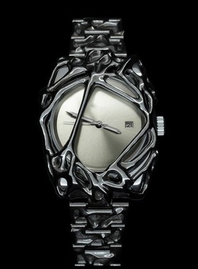 原创alabaster风格欧美石英手表异形高级ins同款小众设计