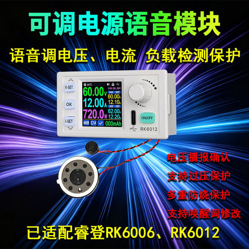 睿登可调电源语音控制模块助手