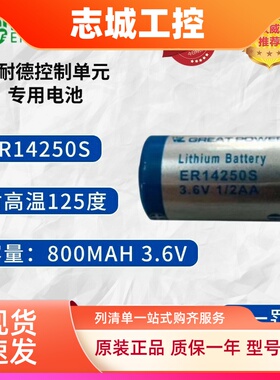 施耐德控制单元适用电池ER14250S 3.6V 1/2AA耐高温 ER14250S