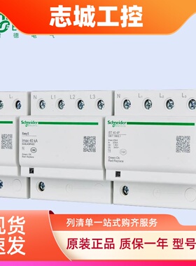 施耐德浪涌保护器T2二级IST20 40 65kA 1P 2P 3P 4P固定式