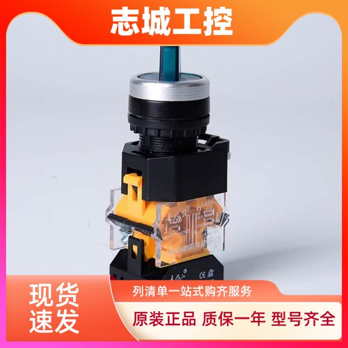 江阴长江选择开关带灯LA38-11X2/203 20X3 11X2D/2034 220V红 绿