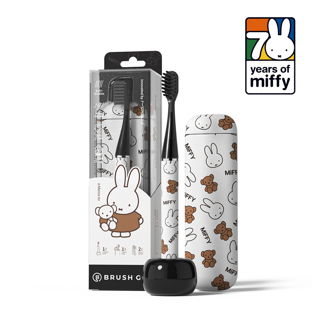 miffy米菲电动牙刷软毛旅行套装