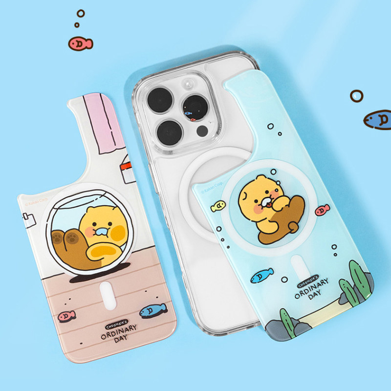 CHOONSIK春植猫水里鱼缸可替换背板DIY适用苹果iphone17Promax磁吸充电16pro保护套透明防摔15pro手机壳