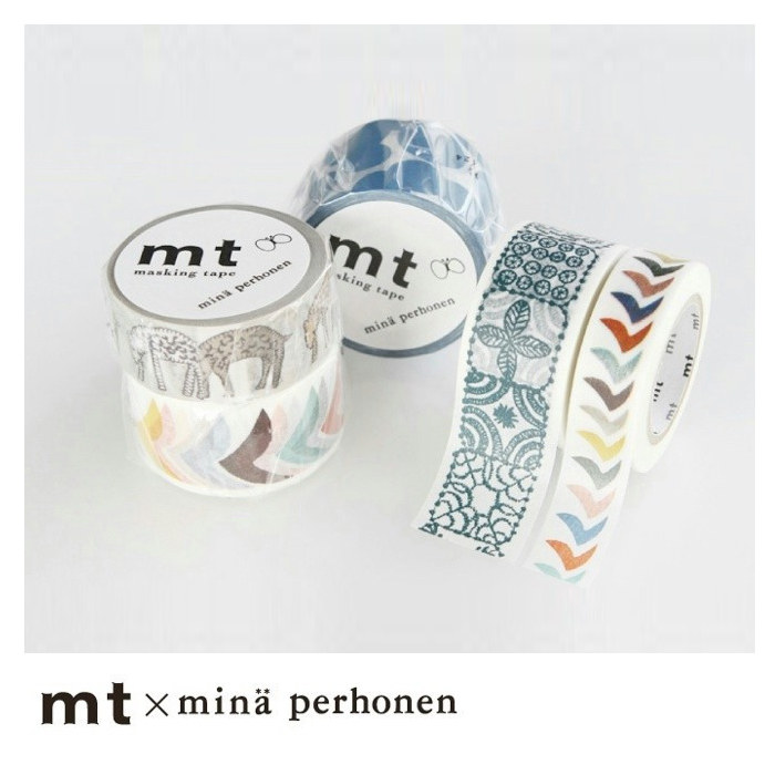 日本和纸手账胶带 手帐装饰贴纸MT X mina perphonen皆川明联名款