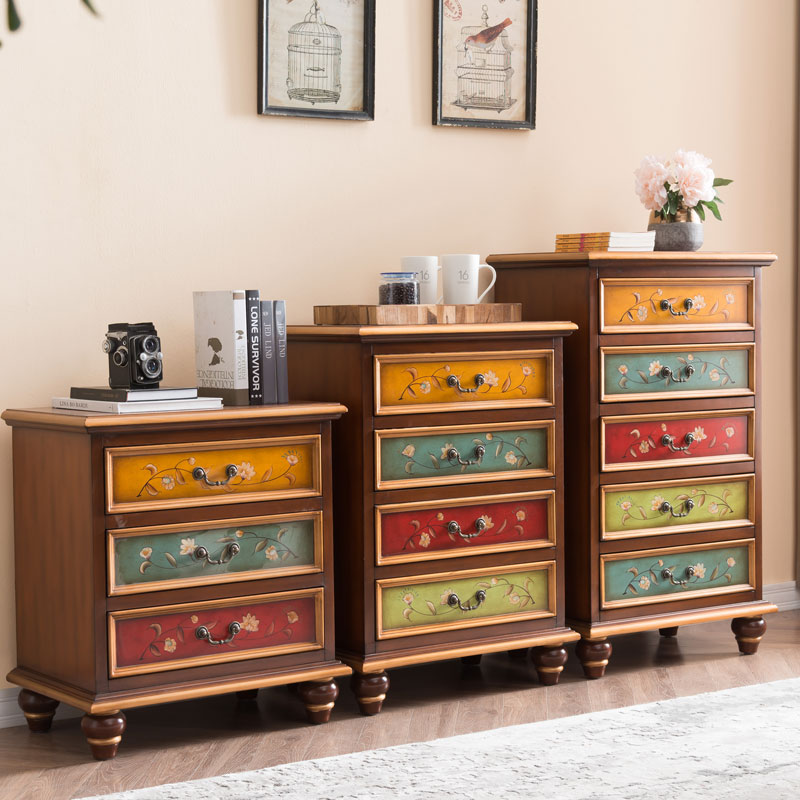 玄关5抽屉斗柜收纳储物柜欧美风