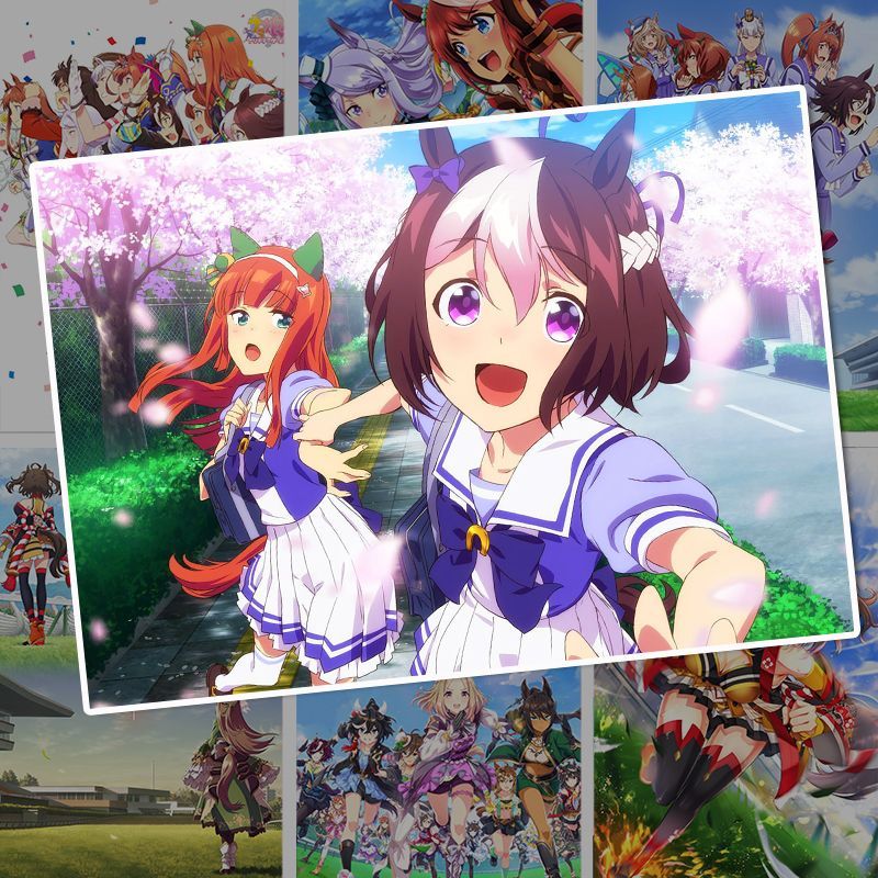 赛马娘海报动漫宿舍自贴
