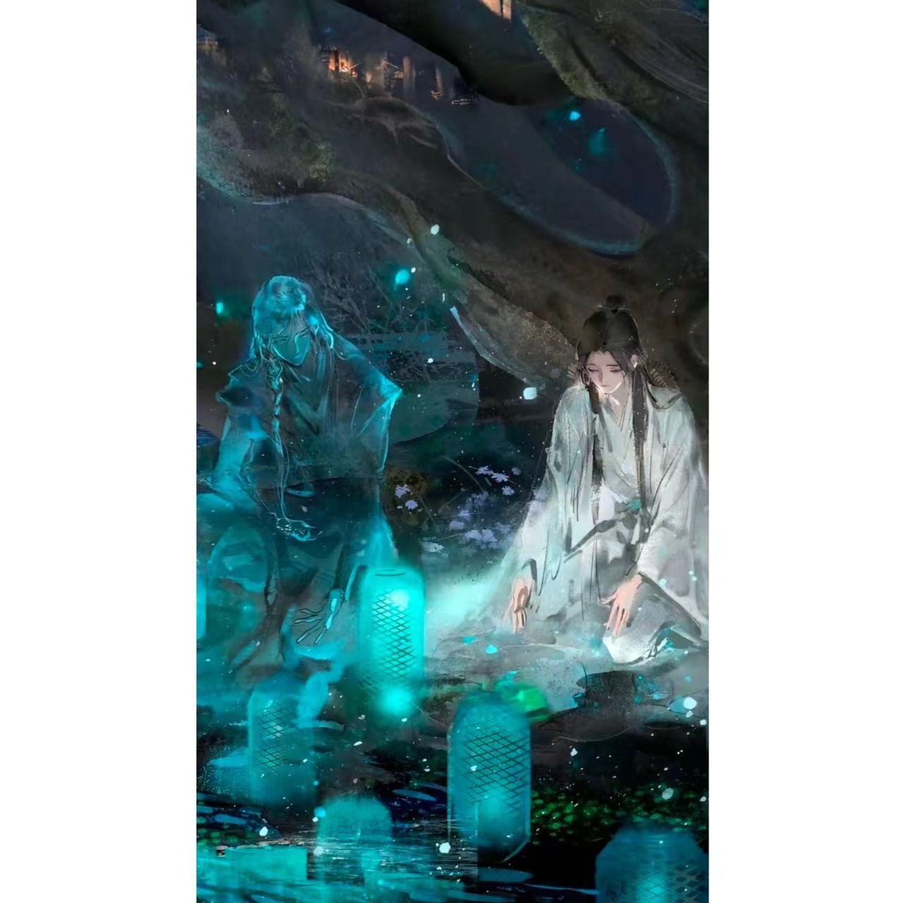 防水贴纸天官赐福中国风