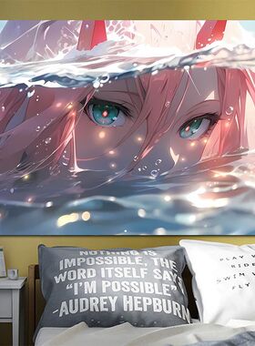 国家队02动漫海报纸DARLING in the FRANXX二次元宿舍卧室墙贴画