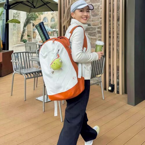 法网联名款网球包大容量双肩包男女休闲户外运动健身包羽毛球背包