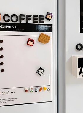 冰箱贴留言板可擦写磁贴备忘录提示白板磁吸装饰磁性记事周计划表