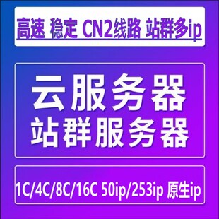 服务器租用远程桌面网站空间cn2线路站群云虚拟主机独立IP月付