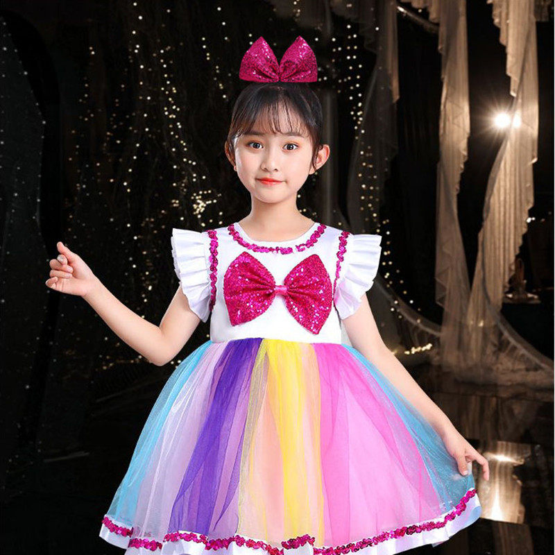 六一头饰幼儿园表演立体蝴蝶结发夹女生舞蹈演出发饰儿童头饰头花