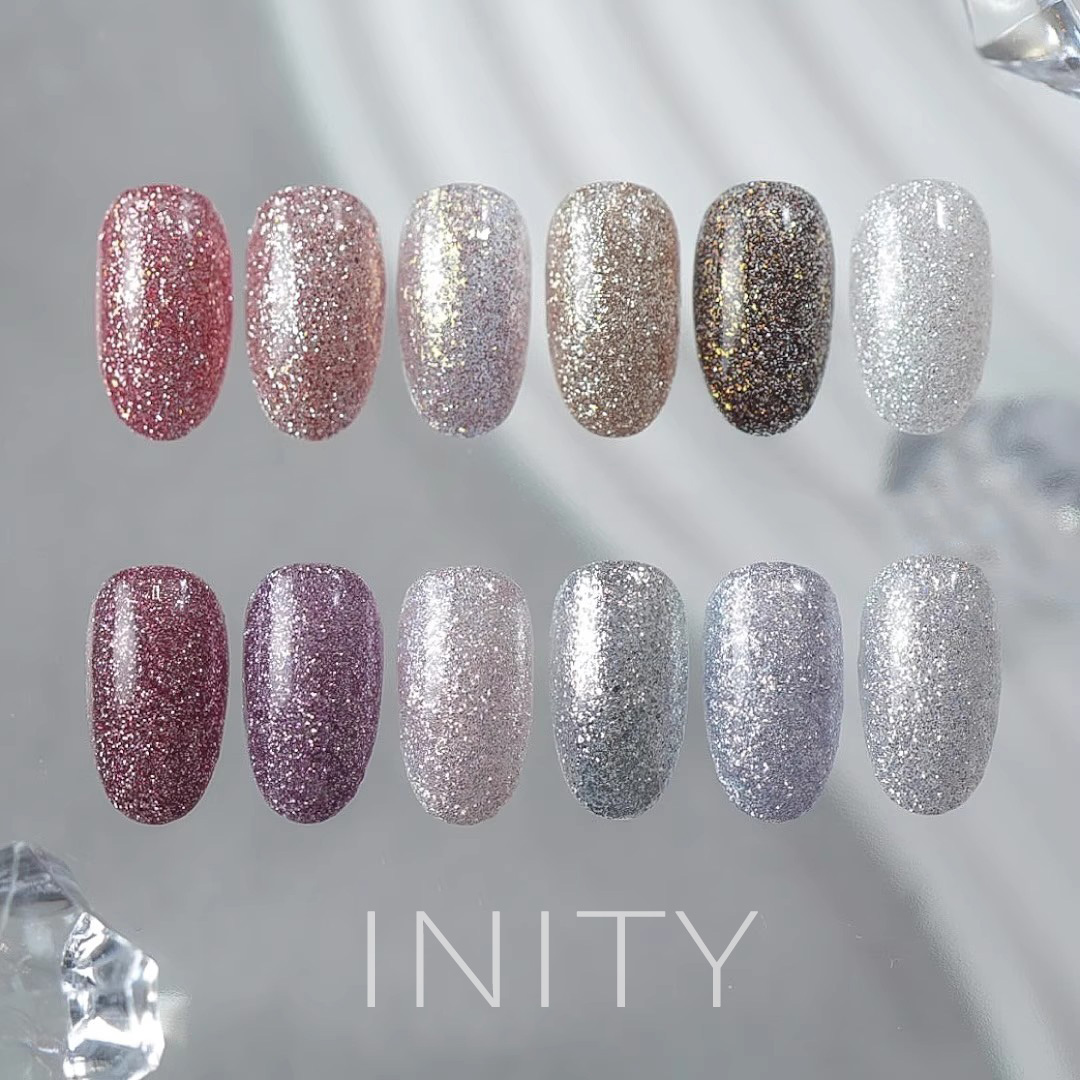 糖果色彩箔胶色胶INITY亮片彩绘