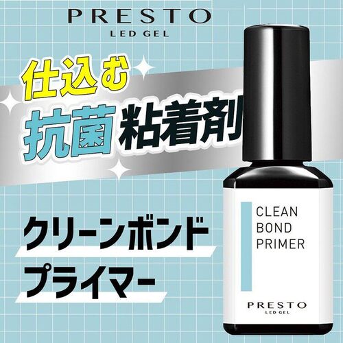 现货日本 PRESTO 抗菌粘合剂平衡剂防翘平衡液提高附着力
