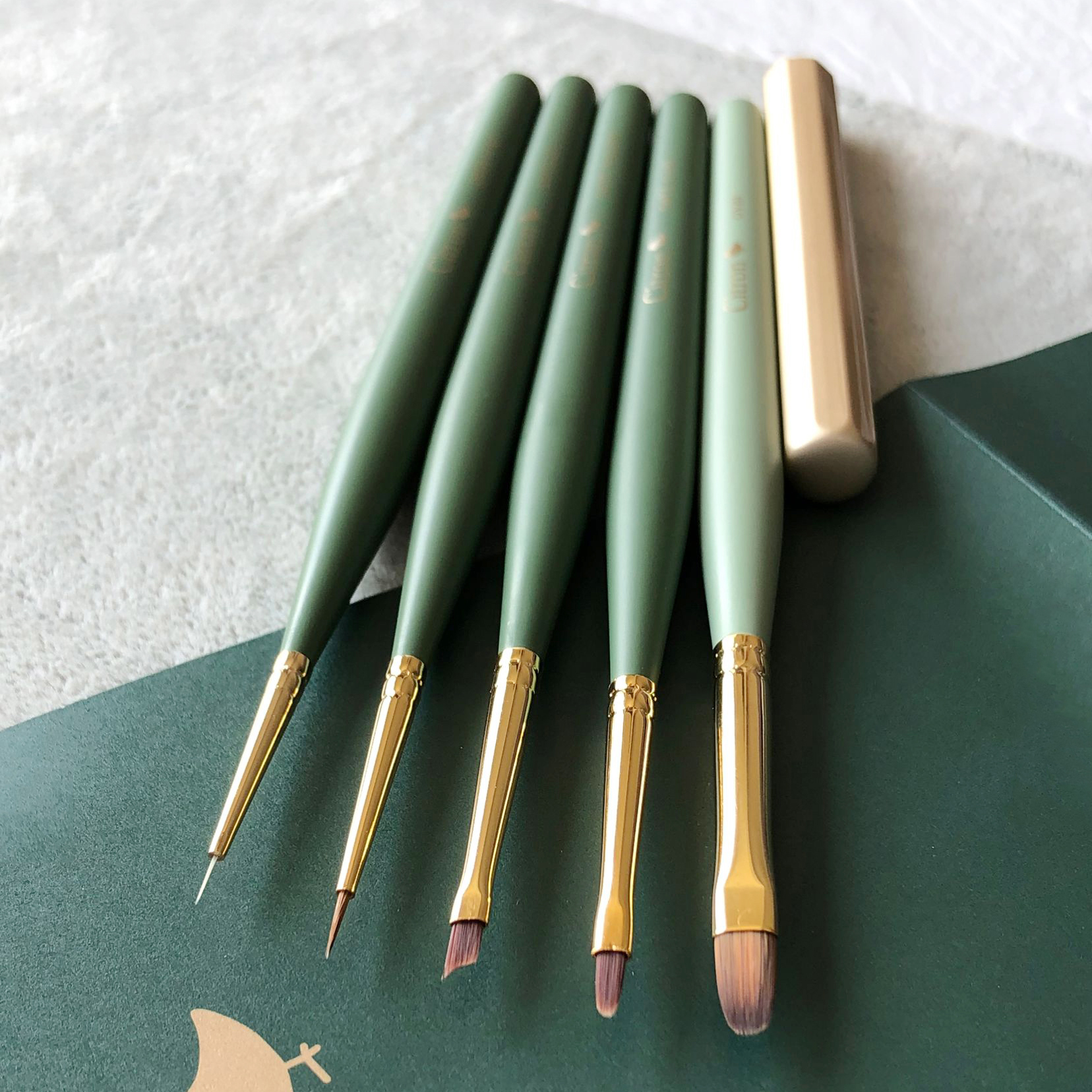 现货日本TOY'S*INITY光疗笔 小圆头 法式小斜头 拉线笔