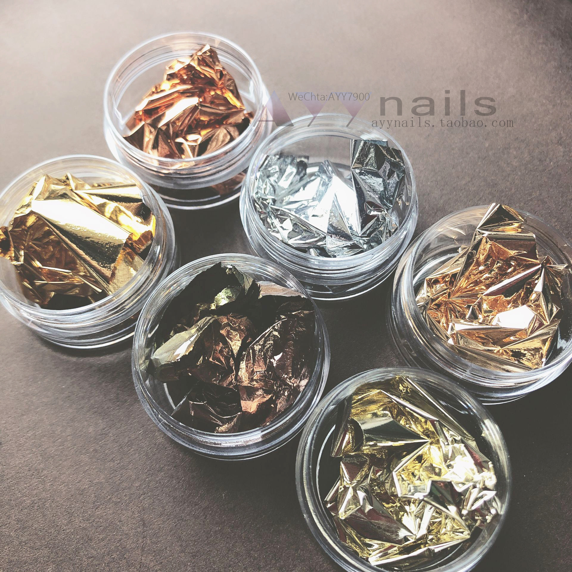 现货 RedSpecial 彩色金箔 网红金箔纸 复古烟熏色日本美甲
