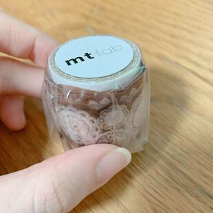 mt fab 异形蕾丝纹 日本进口整卷和纸胶带