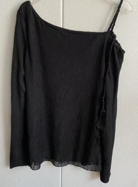 【Z】1206/76931 露肩长袖T恤女打底秋秋季新款