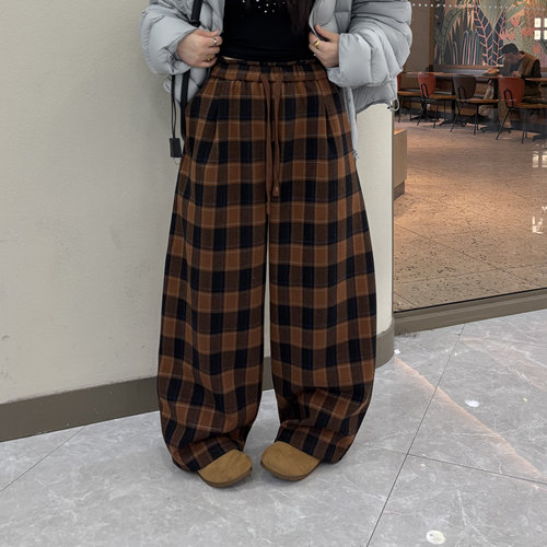 668-1224/58128-1   新款复古时尚加绒休闲裤卫裤