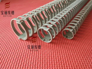 拨开式线槽 4厘米 圆形配线槽 40 配电箱线槽 高韧性 环保材料