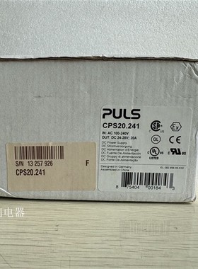 全新原装德国PULS导轨稳压电源CPS20.241 输出24V/20A议价