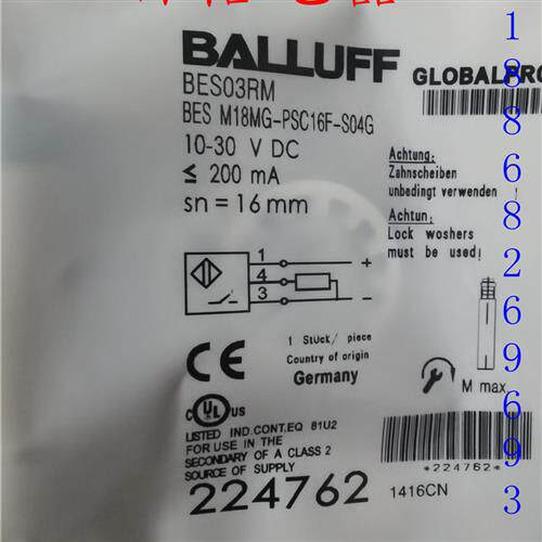 议价全新 现货巴鲁夫 BALLUFF BES03RM BESM18MG-PSC16F-S04G