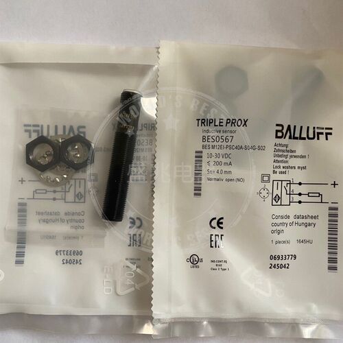 BES0567巴鲁夫电感式BES M12EI-PSC40A-S04G-S02传感器耐用全黑