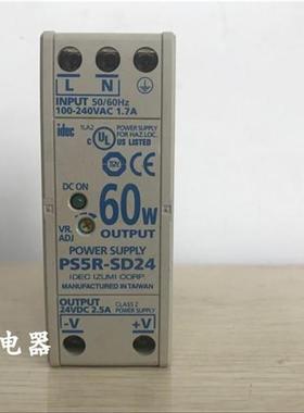 原装IDEC 开关电源 PS5R-SD24 60W DC24V 2.5A