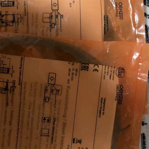 O6H200. 易福门漫反射传感器06H200.可以开发票