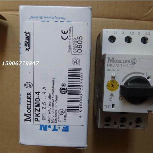 全新金钟穆勒 MOELLER电动机保护断路器PKZM0-12 PKZM0-1.6