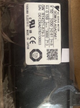 SGMAV-A5ADA61/21/41伺服50w电机全新原装现货质保一年特价