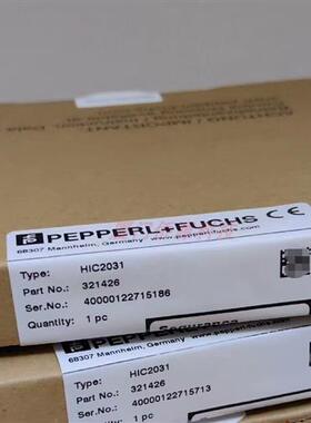 HIC2031隔离式安全栅 货号:321426全新原装现货量大价优