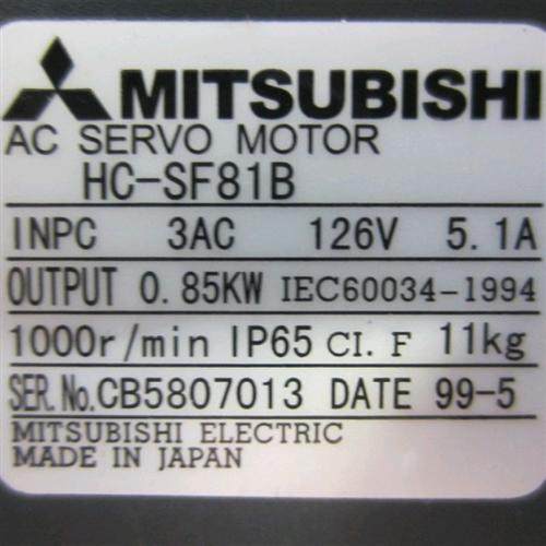 伺服电机HC-SFS81BK