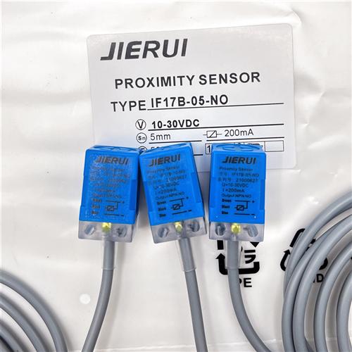 全新接近开关IF17N-10/-NO PO N0 IF17B-05-DC DO三线方形电梯感