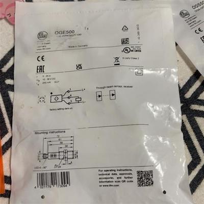 全新易福门对射传感器,型号OGE500 and OGS500